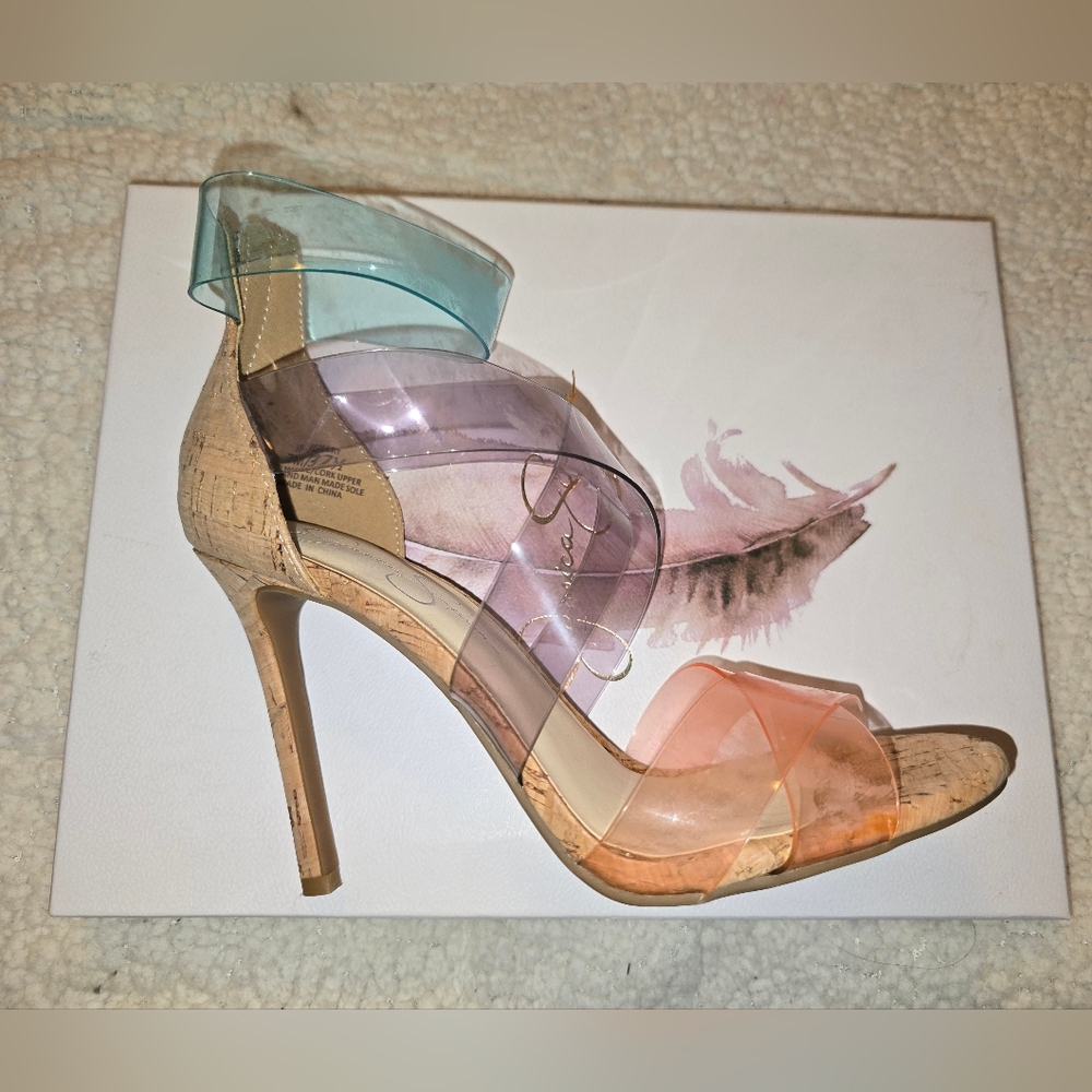 Jessica Simpson JP Jullry Multicolor Cork Sandal